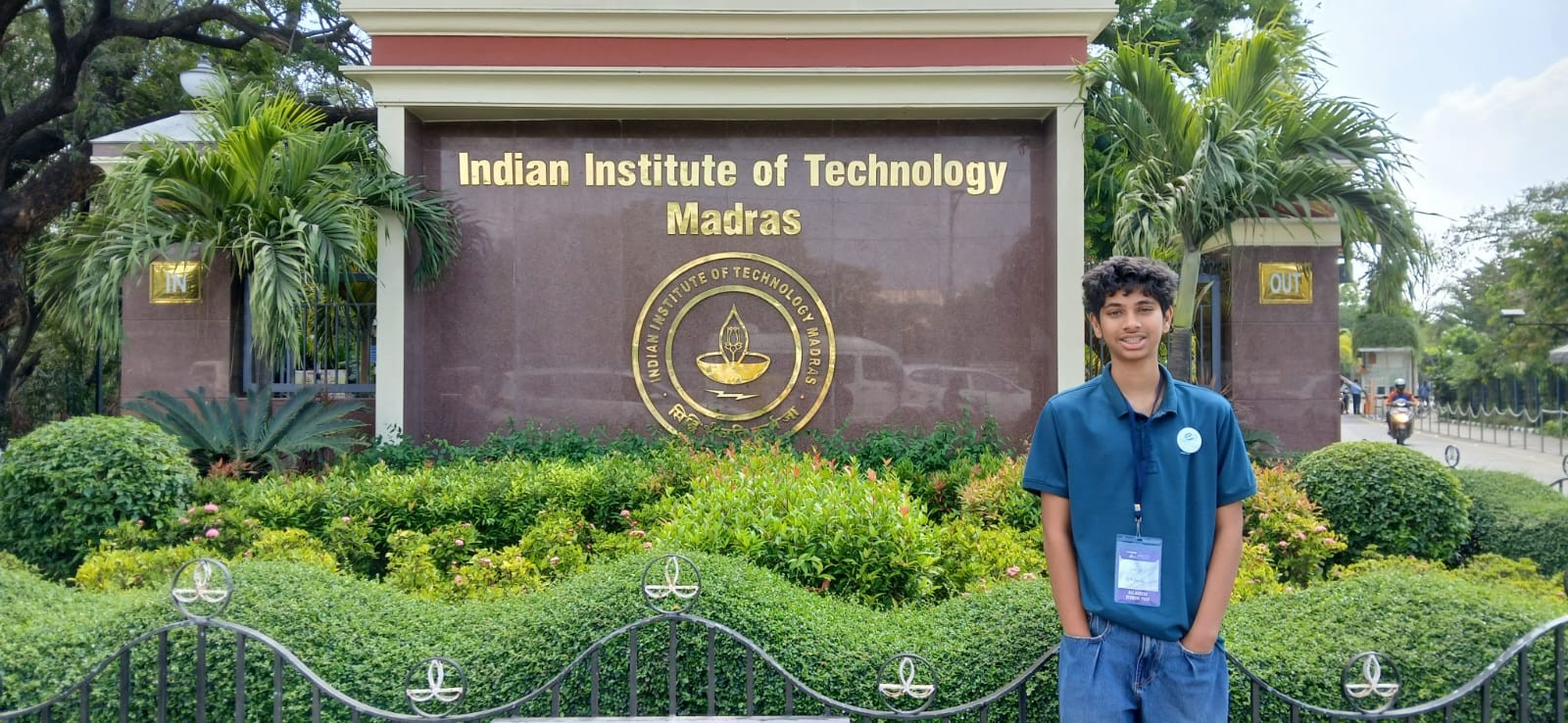 Surya Uthkarsha presenting at an E-Cell IIT Madras programme